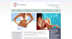Desktop Screenshot of lathamnyplasticsurgery.net